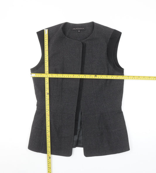 Womens UK Size 12 Machka Regular Grey Suit Waistcoat
