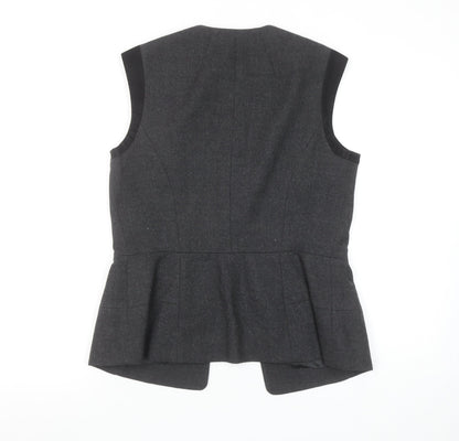 Womens UK Size 12 Machka Regular Grey Suit Waistcoat