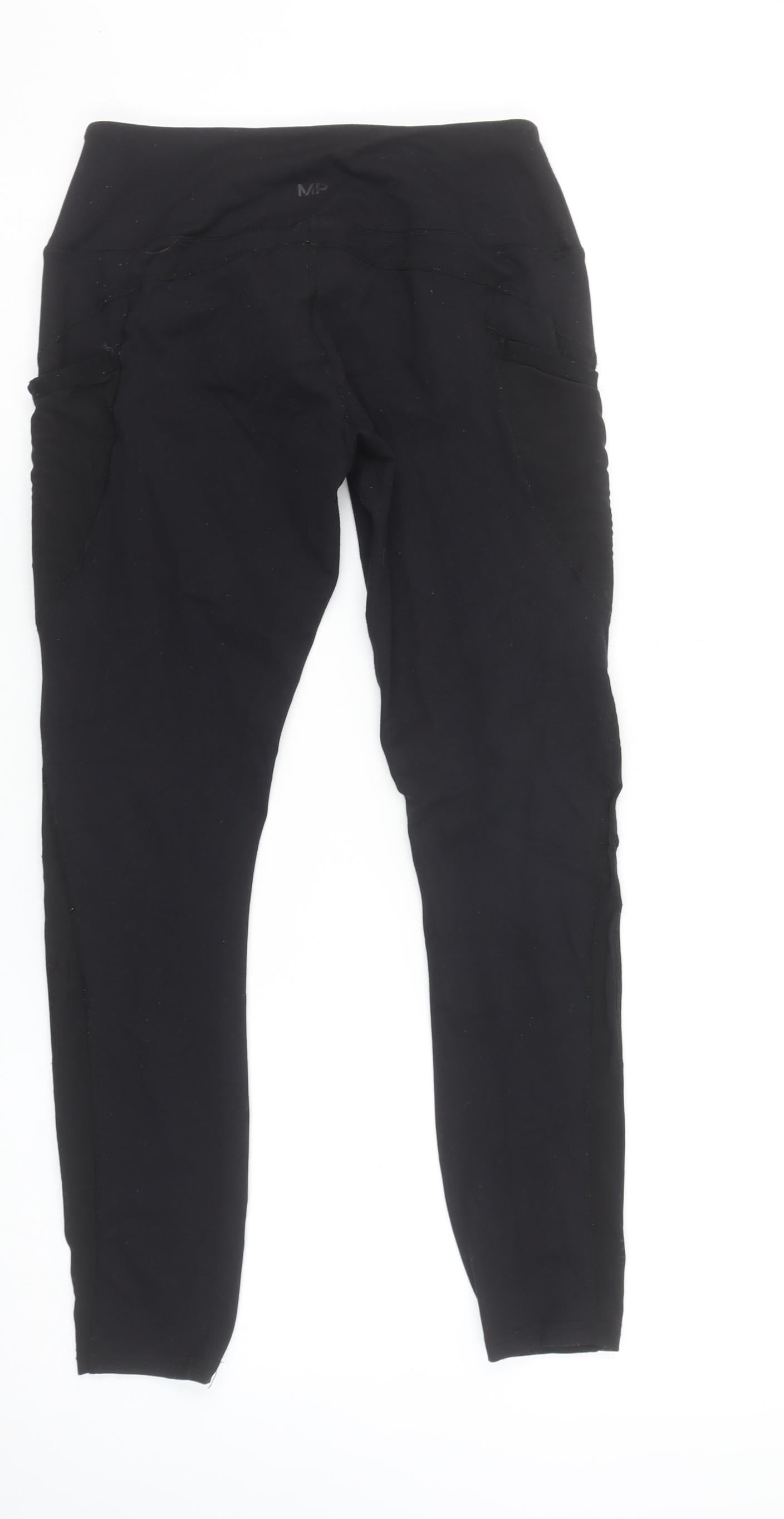 Womens UK Size M MP Slim Fit Ankle Black Leggings