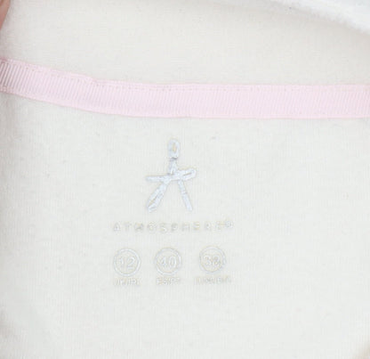 Womens UK Size 12 Atmosphere Ivory Pullover Sweatshirt