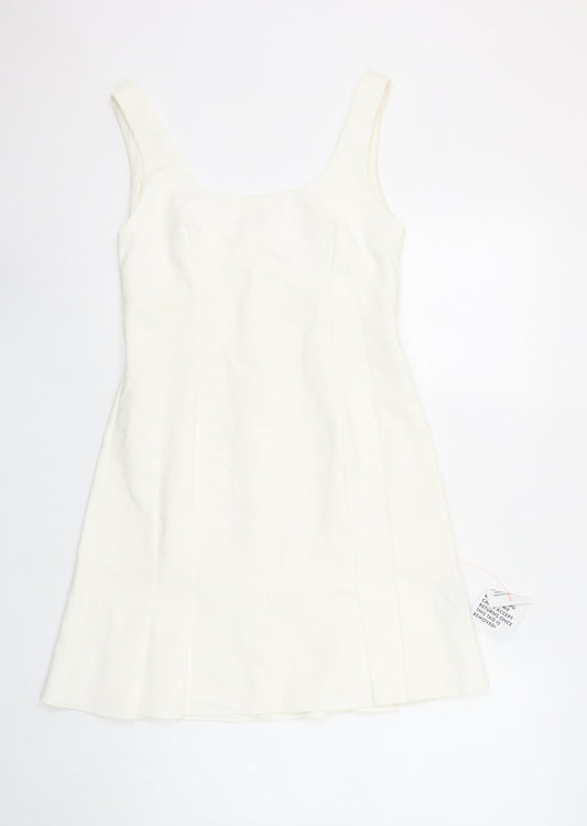 ASOS Design Women’s White Bodycon Mini Dress Size 10