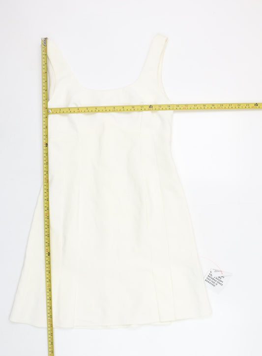 ASOS Design Women’s White Bodycon Mini Dress Size 10