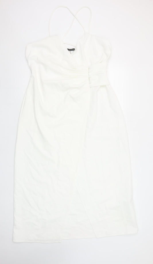 Womens UK Size 16 Zara Wrap Dress