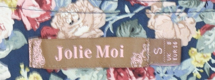 Womens UK Size 8 Jolie Moi Multicoloured Tunic Blouse