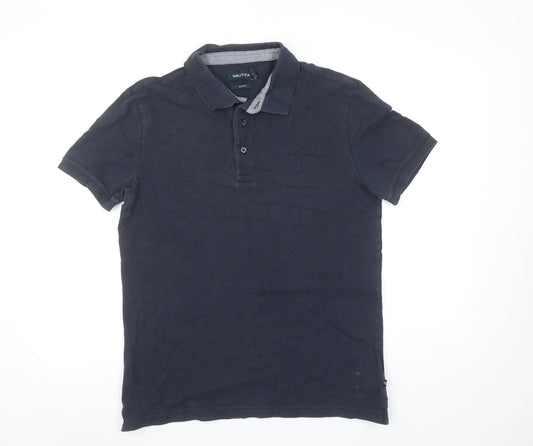 Mens UK Size L Nautica Cotton Polo Shirt