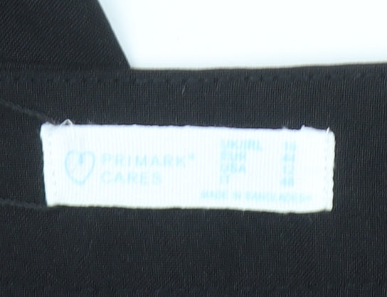 Primark Women Black Slim Tapered Business Trousers Size 14