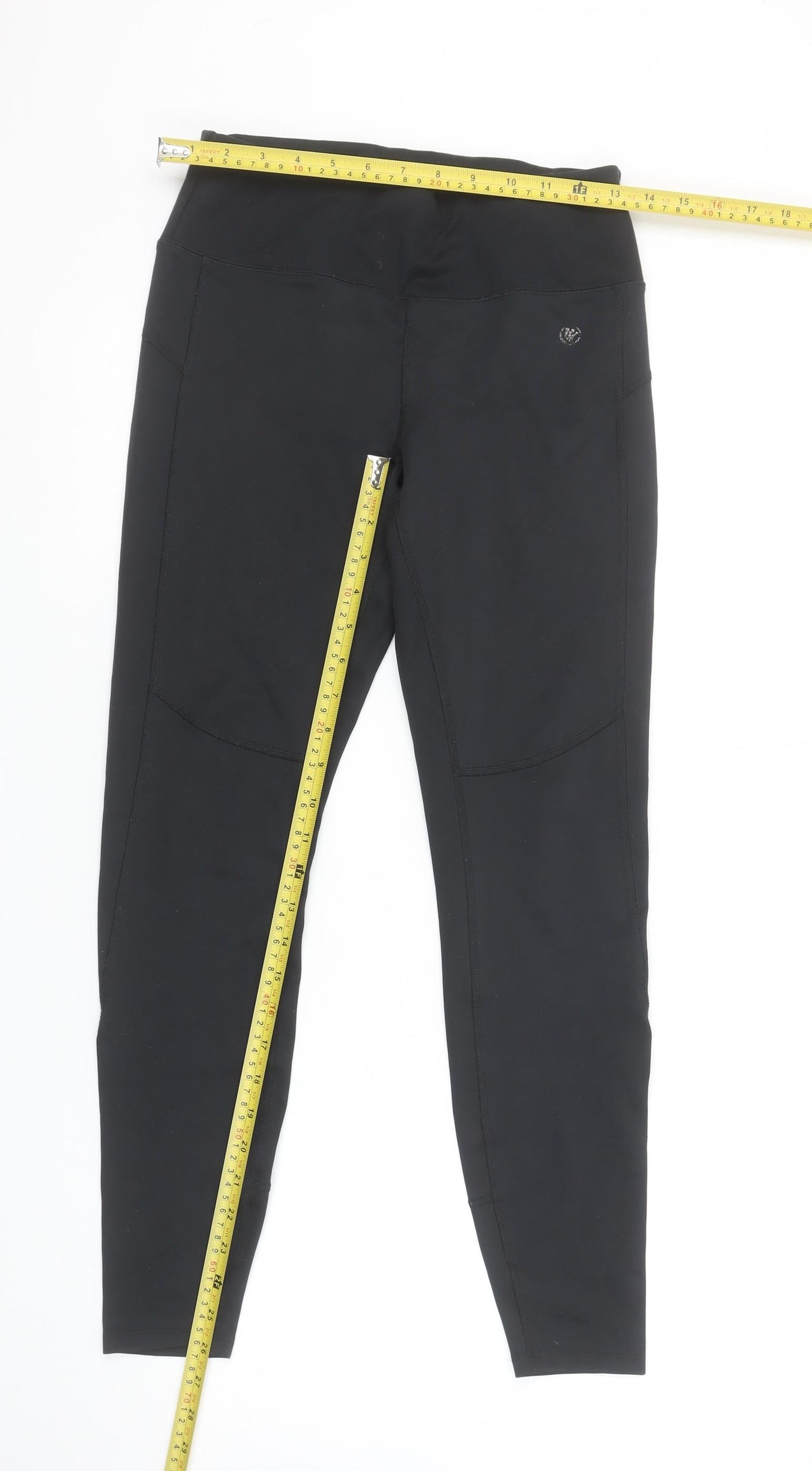 Womens UK Size S St. Bernard for Dunnes Stores Slim Fit Leggings Black Leggings
