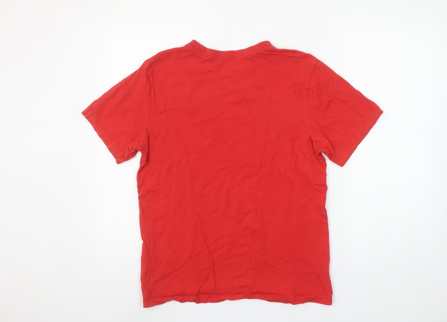 Mens UK Size S Nike Red  T-Shirt