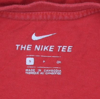 Mens UK Size S Nike Red  T-Shirt
