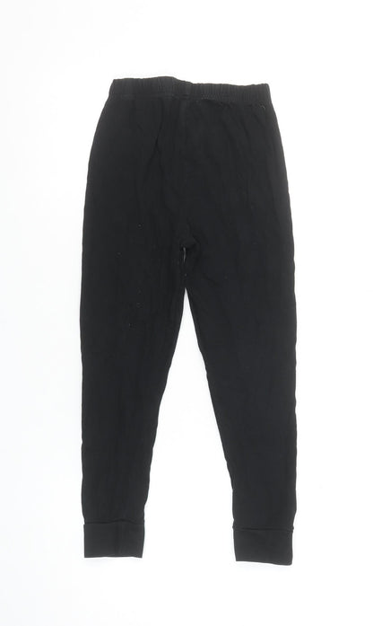 Manchester United Boys Black Cotton Pyjama Pants Age 6-7 Years