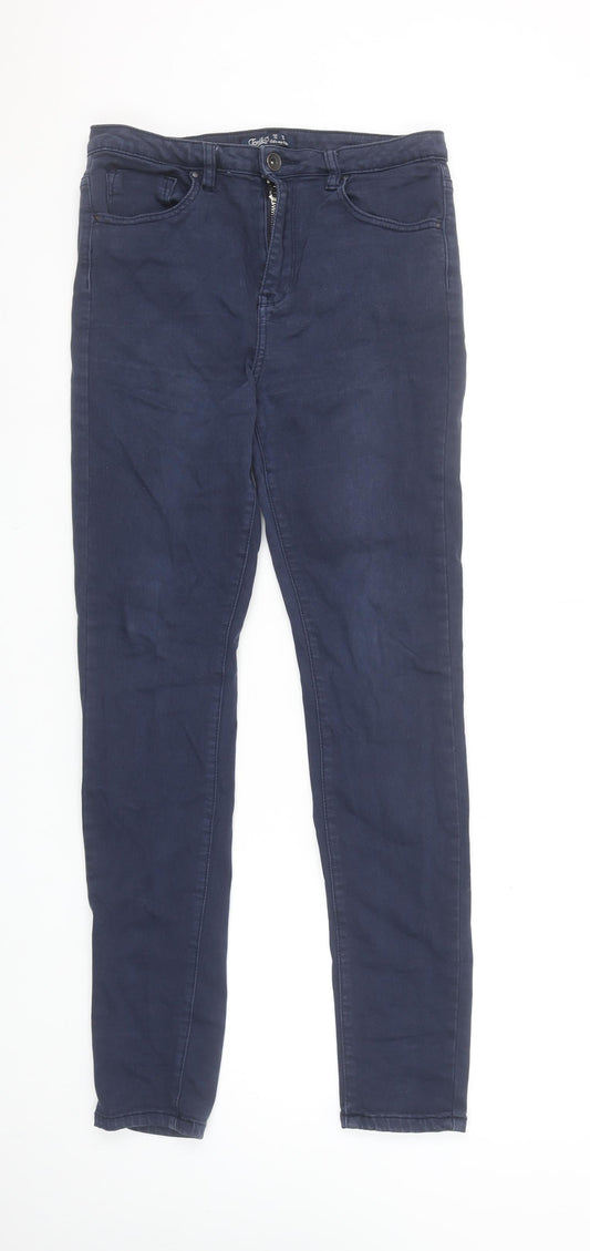 Womens UK Size 10 Toxik3 Slim Fit Skinny Blue Jeans
