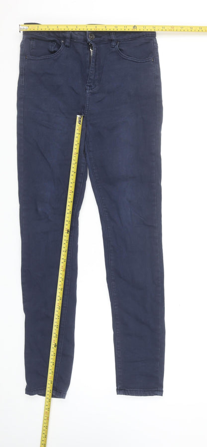 Womens UK Size 10 Toxik3 Slim Fit Skinny Blue Jeans