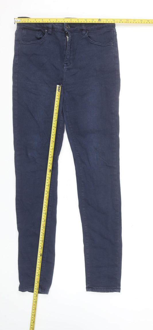 Womens UK Size 10 Toxik3 Slim Fit Skinny Blue Jeans