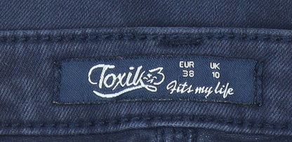 Womens UK Size 10 Toxik3 Slim Fit Skinny Blue Jeans