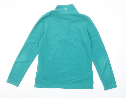 Regatta Great Outdoors Women's Teal Fleece 1/4 Zip Sweatshirt UK 12