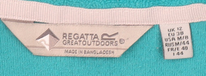 Regatta Great Outdoors Women's Teal Fleece 1/4 Zip Sweatshirt UK 12