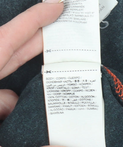 Superdry Men’s Black Cotton Crew Neck Short Sleeve T-Shirt Size L