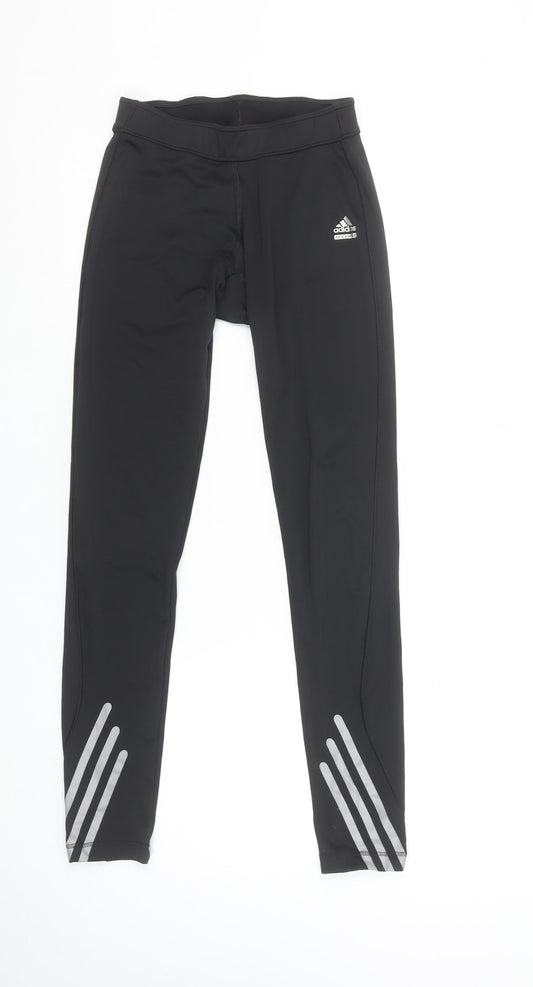Adidas Women's Black Climalite Running Leggings Size 10