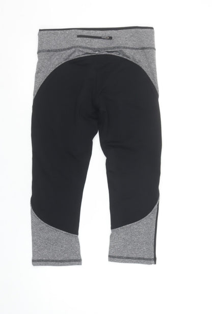 Womens UK Size 10 Atmosphere Slim Fit Capri Black Leggings