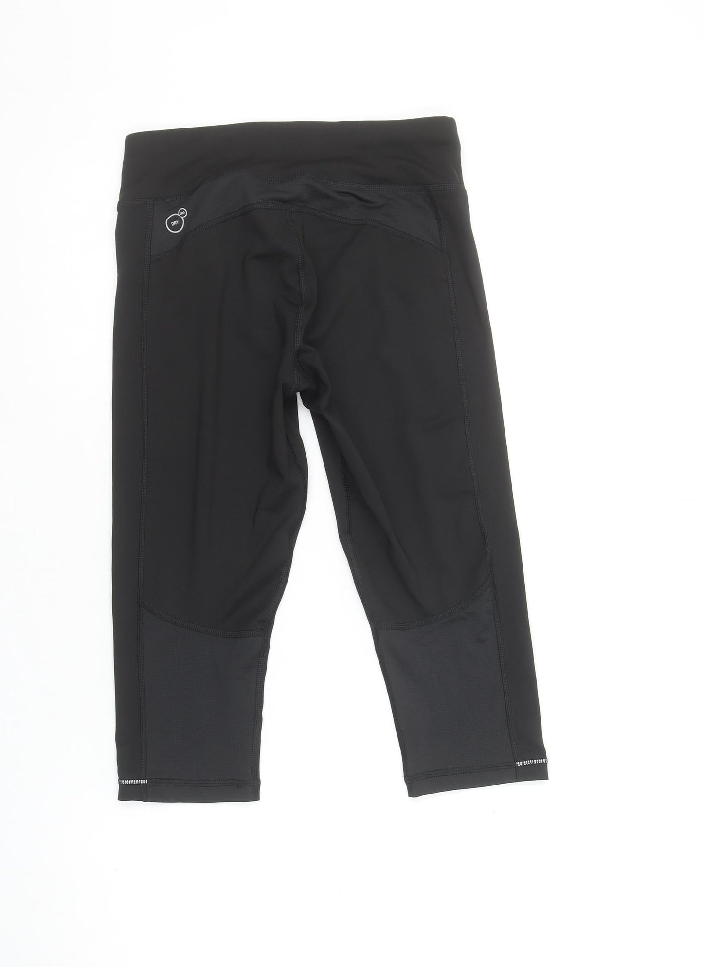 Puma Women Black Size 10 Biker Activewear Shorts Polyester Blend