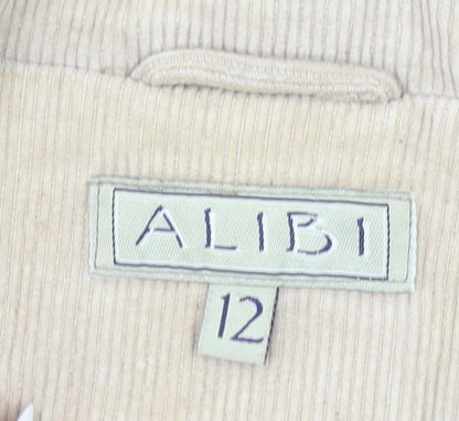 Womens UK Size 12 ALIBI Regular Beige Blazer
