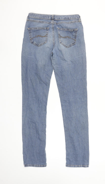 Womens UK Size 8 Mint Velvet Slim Fit Skinny Blue Jeans