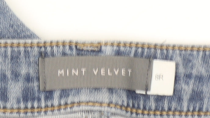 Womens UK Size 8 Mint Velvet Slim Fit Skinny Blue Jeans