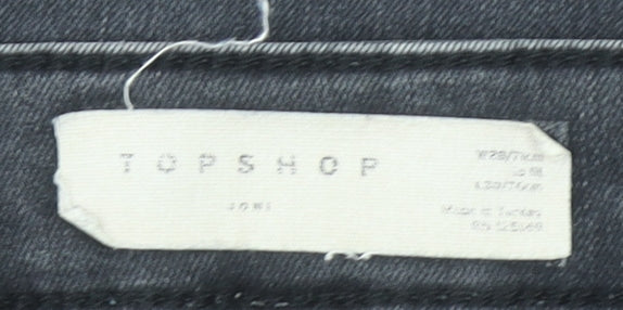 Womens UK Size 10 Topshop Slim Fit Skinny Grey Jeans