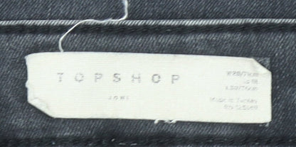 Womens UK Size 10 Topshop Slim Fit Skinny Grey Jeans