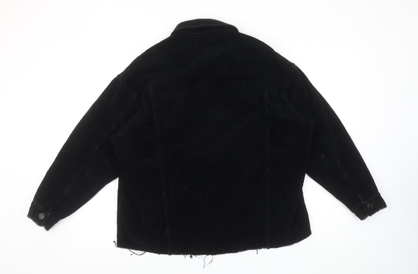 Womens UK Size XS Zara Black Basic Jacket