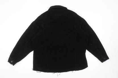Womens UK Size XS Zara Black Basic Jacket