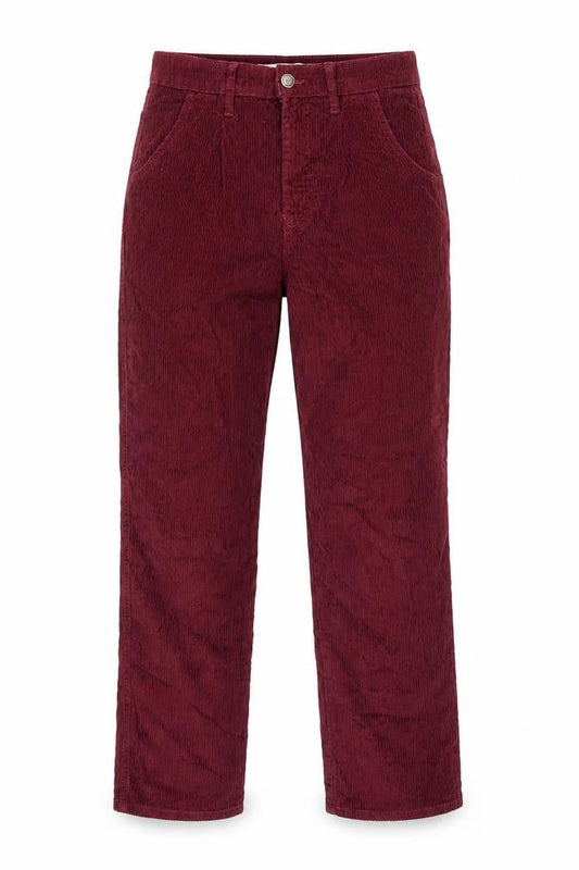 Womens UK Size 4 Hollister Slim Fit Casual Workwear Red Trousers