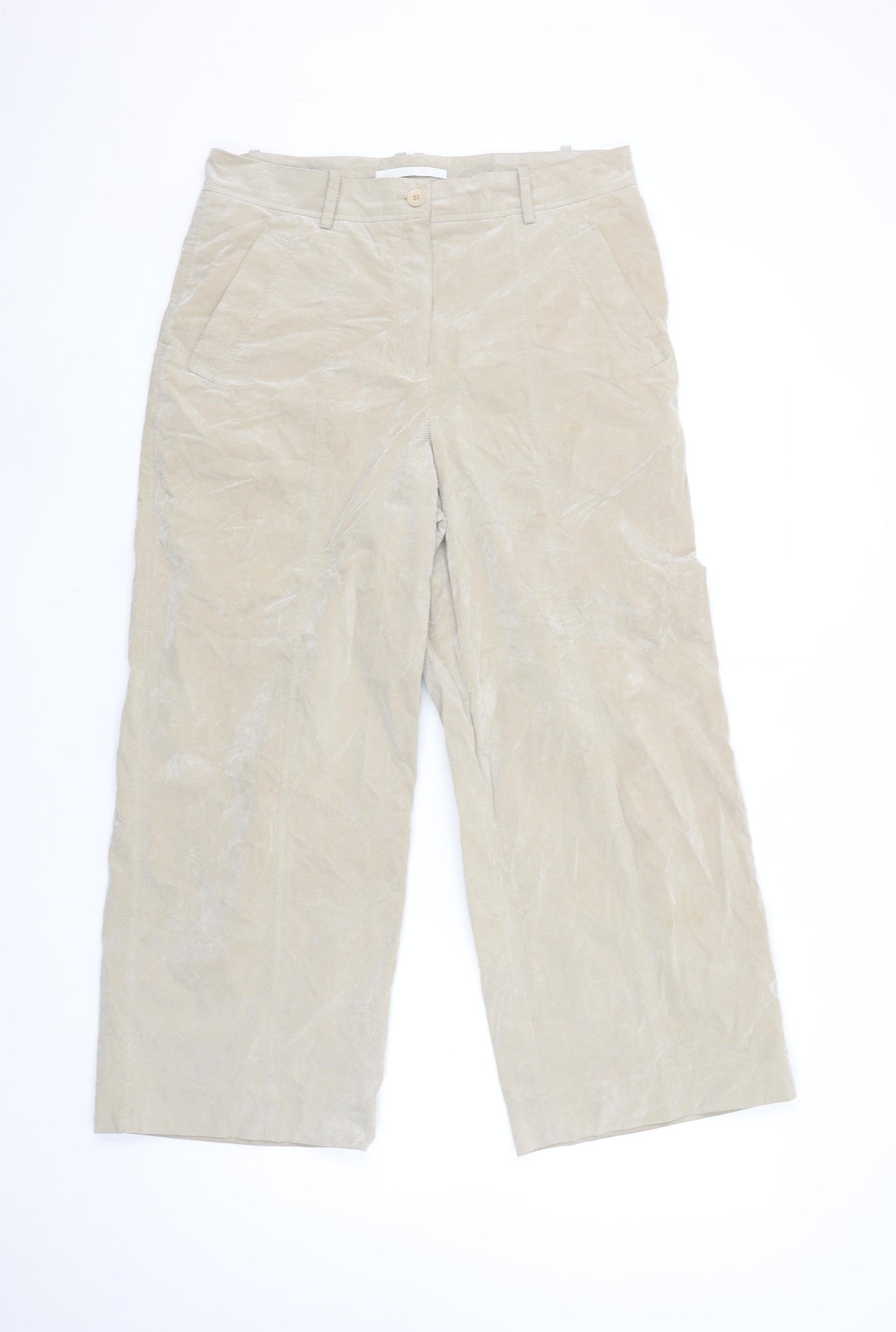 Womens UK Size 8 Annette Görtz Regular Fit Chino Beige Trousers