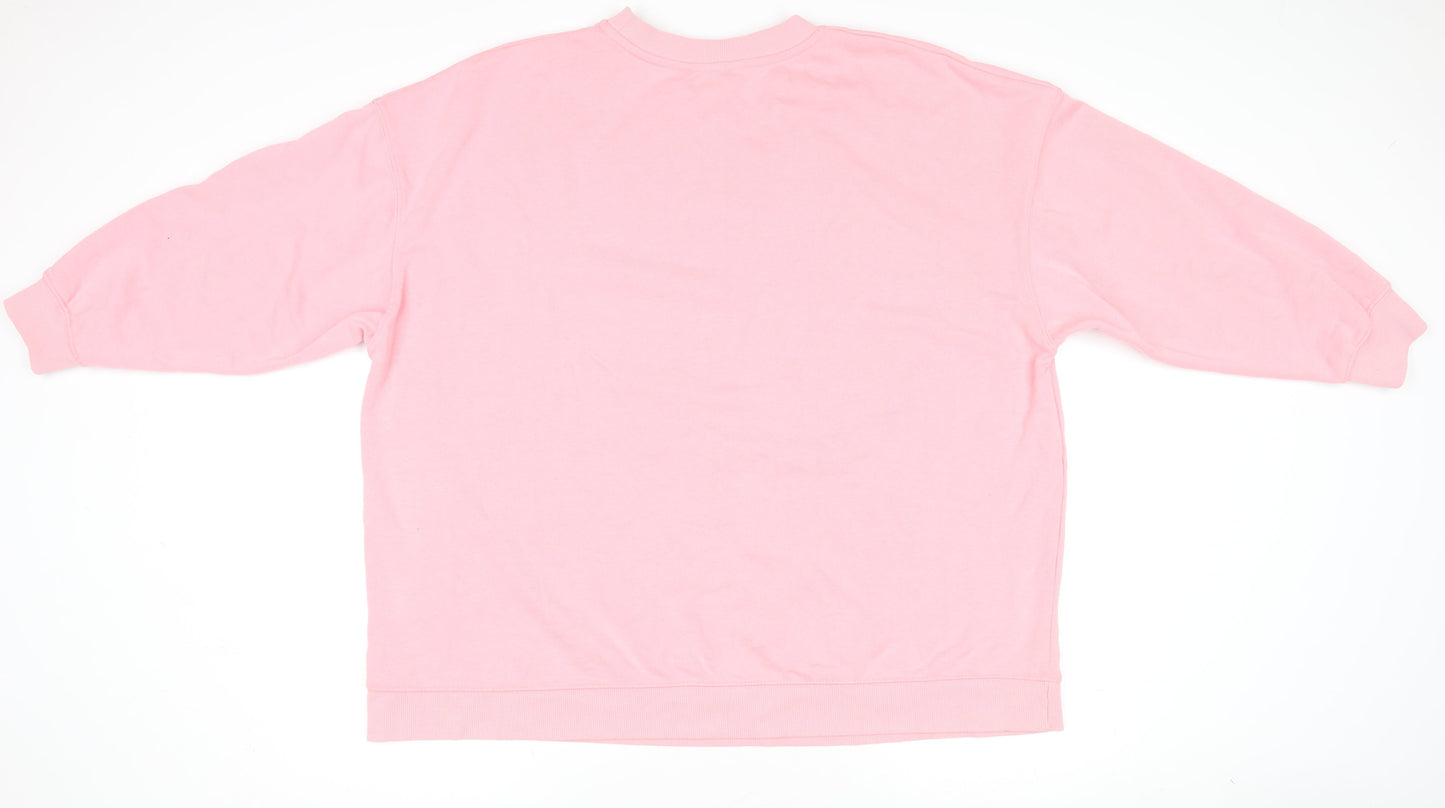 Womens UK Size 20 Dunnes Stores Pink Pullover Jumper