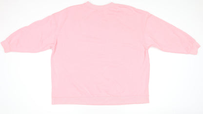 Womens UK Size 20 Dunnes Stores Pink Pullover Jumper