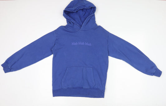 Girls UK Size 10-11 Years Leigh Tucker Willow Blue Pullover Jumper