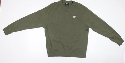 Unisex Adults UK Size M Nike Green Pullover Jumper
