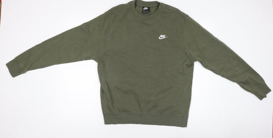 Unisex Adults UK Size M Nike Green Pullover Jumper