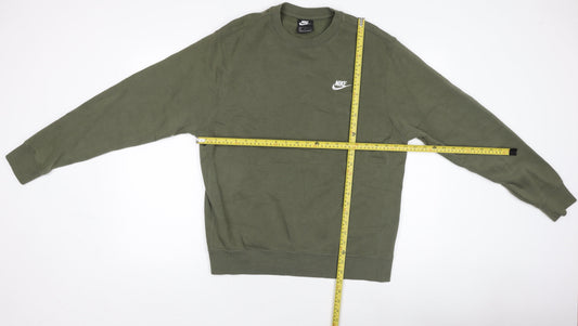 Unisex Adults UK Size M Nike Green Pullover Jumper