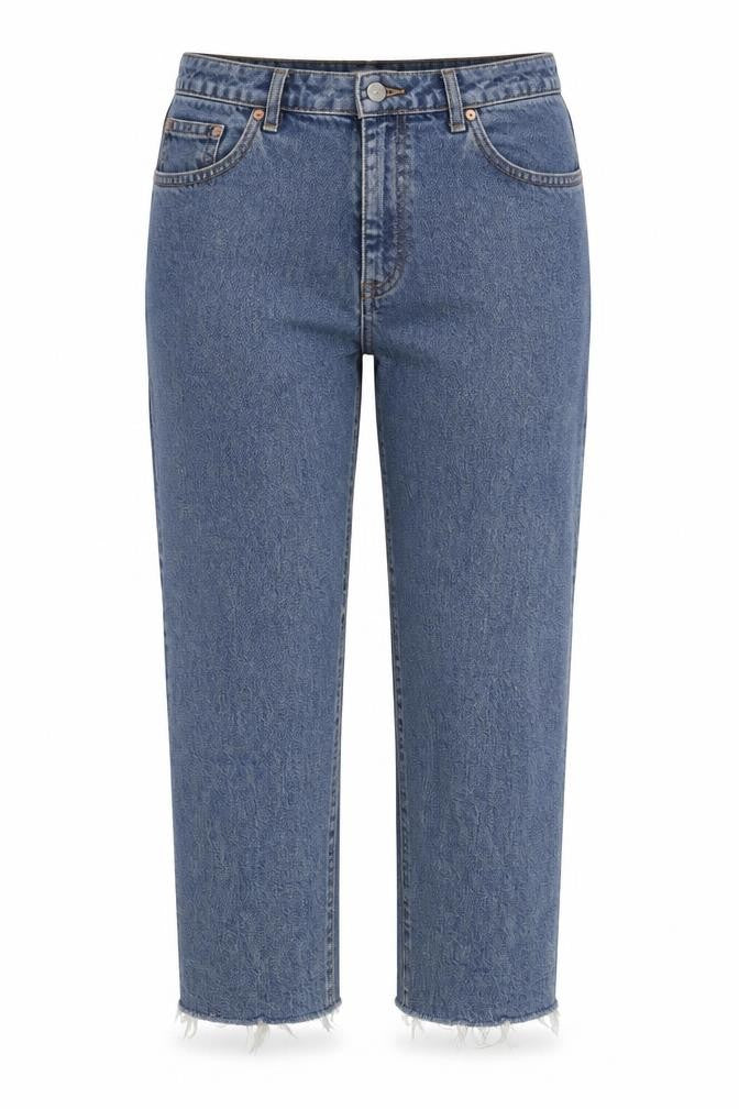 Womens UK Size 10 Topshop Regular Fit Straight Blue Jeans