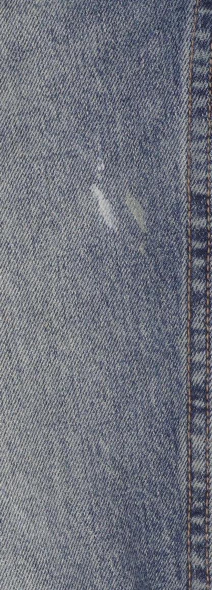 Topshop Women’s Blue High Rise Straight Jeans W28 L32 Cotton Denim