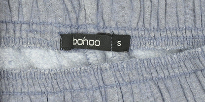 Boohoo Women's Blue Jogger Sweatpants S Elastic Waist Softshell