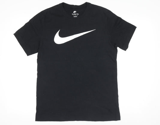 Nike Women's Black Medium The Nike Tee Cotton Short Sleeve T-Shirt