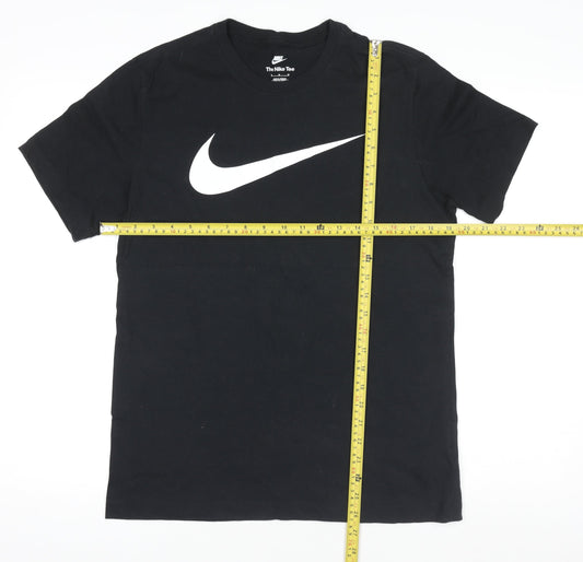 Nike Women's Black Medium The Nike Tee Cotton Short Sleeve T-Shirt
