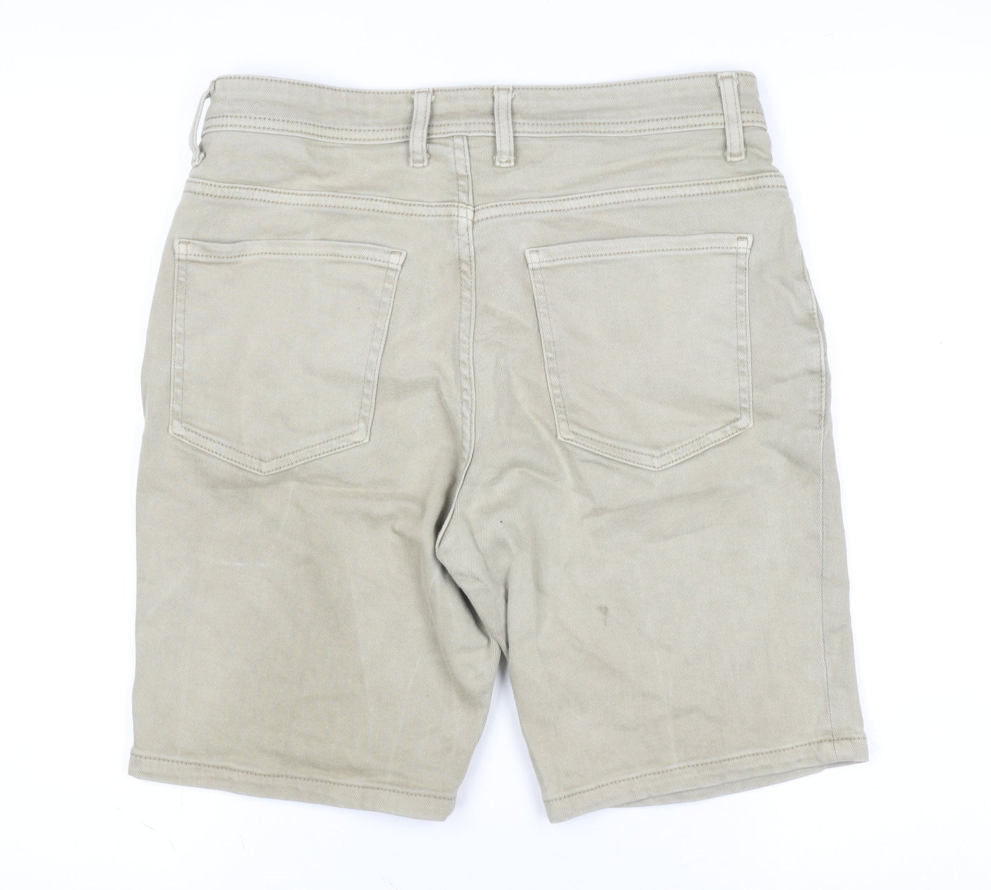 Denim Co Men’s Beige Chino Shorts W32 Relaxed Fit Casual Summer