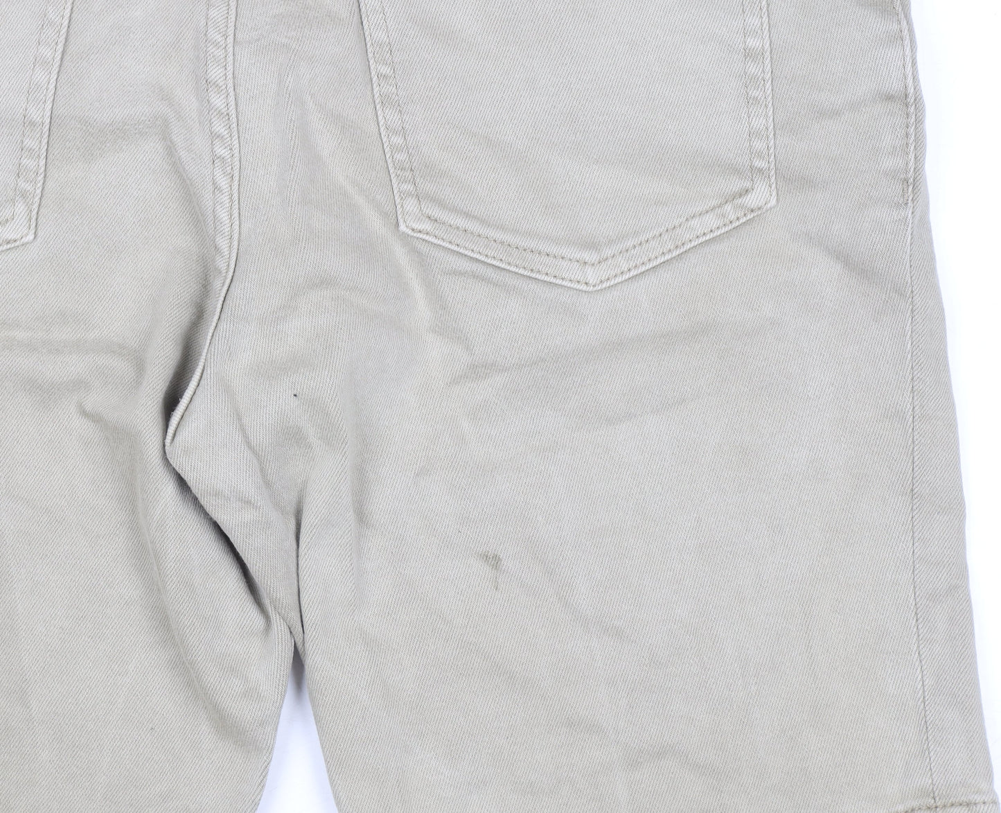 Denim Co Men’s Beige Chino Shorts W32 Relaxed Fit Casual Summer