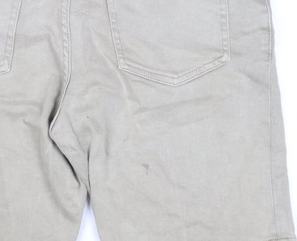 Denim Co Men’s Beige Chino Shorts W32 Relaxed Fit Casual Summer