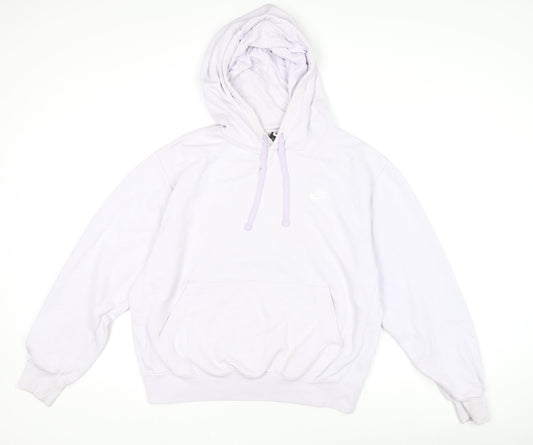Womens UK Size S Nike Purple Pullover Jumper