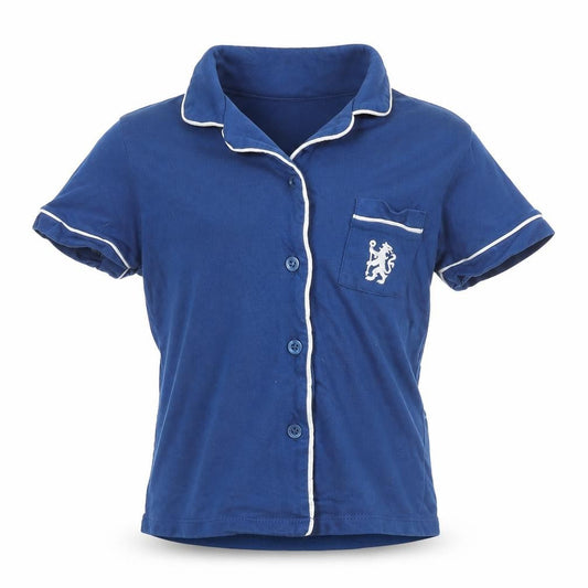 Boys UK Size 4-5 Years Chelsea FC Blue Basic Button-Up