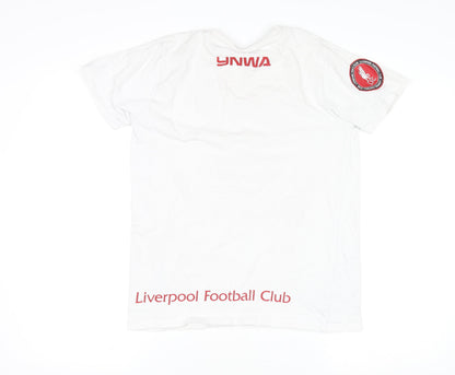 Boys UK Size 13-14 Years Liverpool FC White Basic T-Shirt